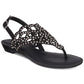 ZIGIny Women's Mariane Heeled Sandal, Blk Sudette A, 8.5 M