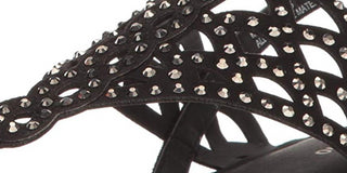 ZIGIny Women's Mariane Heeled Sandal, Blk Sudette A, 8.5 M