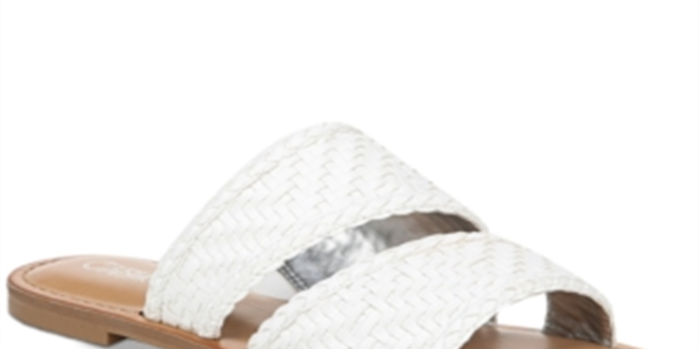 Carlos By Carlos Santana Women's Holly Microsuede Woven Flats White Size 7.5 M