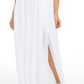City Studios Women's Zippered Beaded Sleeveless Illusion Neckline Full Length Fit Flare Formal Dress White Size 7