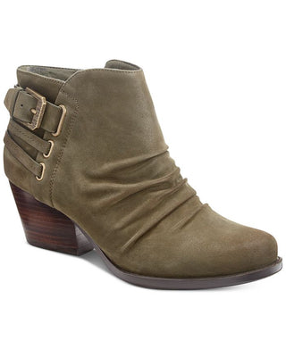 BareTraps Women's Reid Ankle Round Toe Booties Green Size 6.5 M