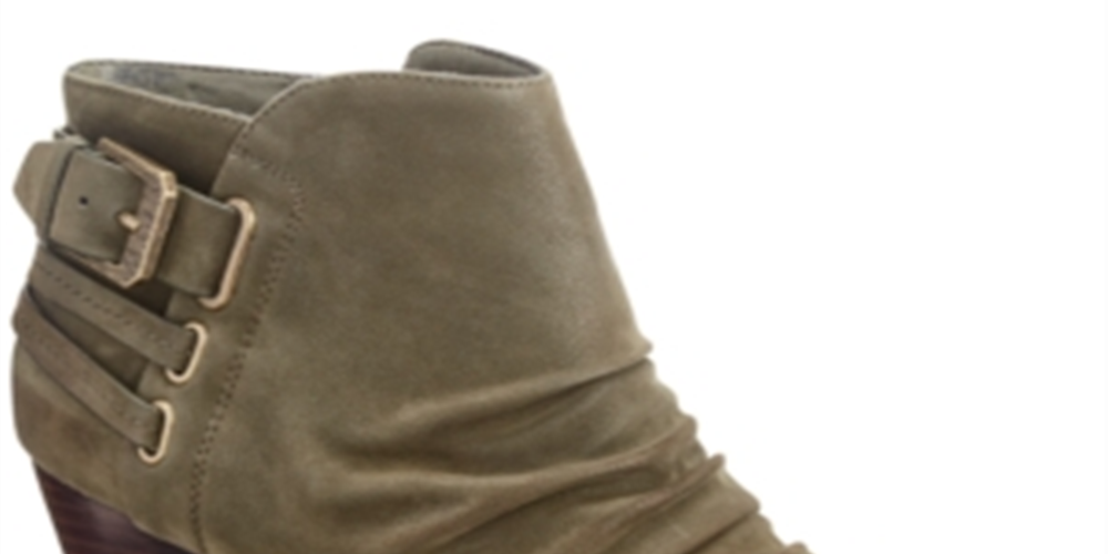 BareTraps Women's Reid Ankle Round Toe Booties Green Size 6.5 M