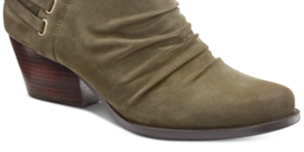 BareTraps Women's Reid Ankle Round Toe Booties Green Size 6.5 M