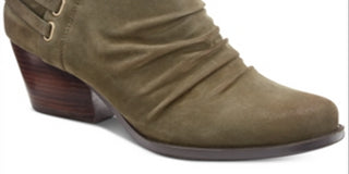 BareTraps Women's Reid Ankle Round Toe Booties Green Size 6.5 M