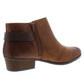 Clarks Women's Addiy Kara Leather Block Heel Ankle Boots Tan Brown Size 6 M