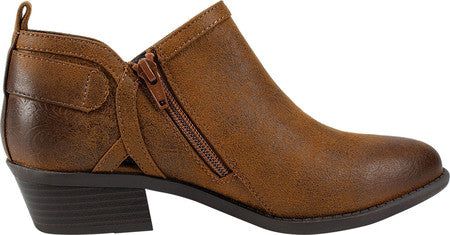 White Mountain Women's Davenport Fabric Pointed Toe Ankle Fashion Boots Brown Size 6 M