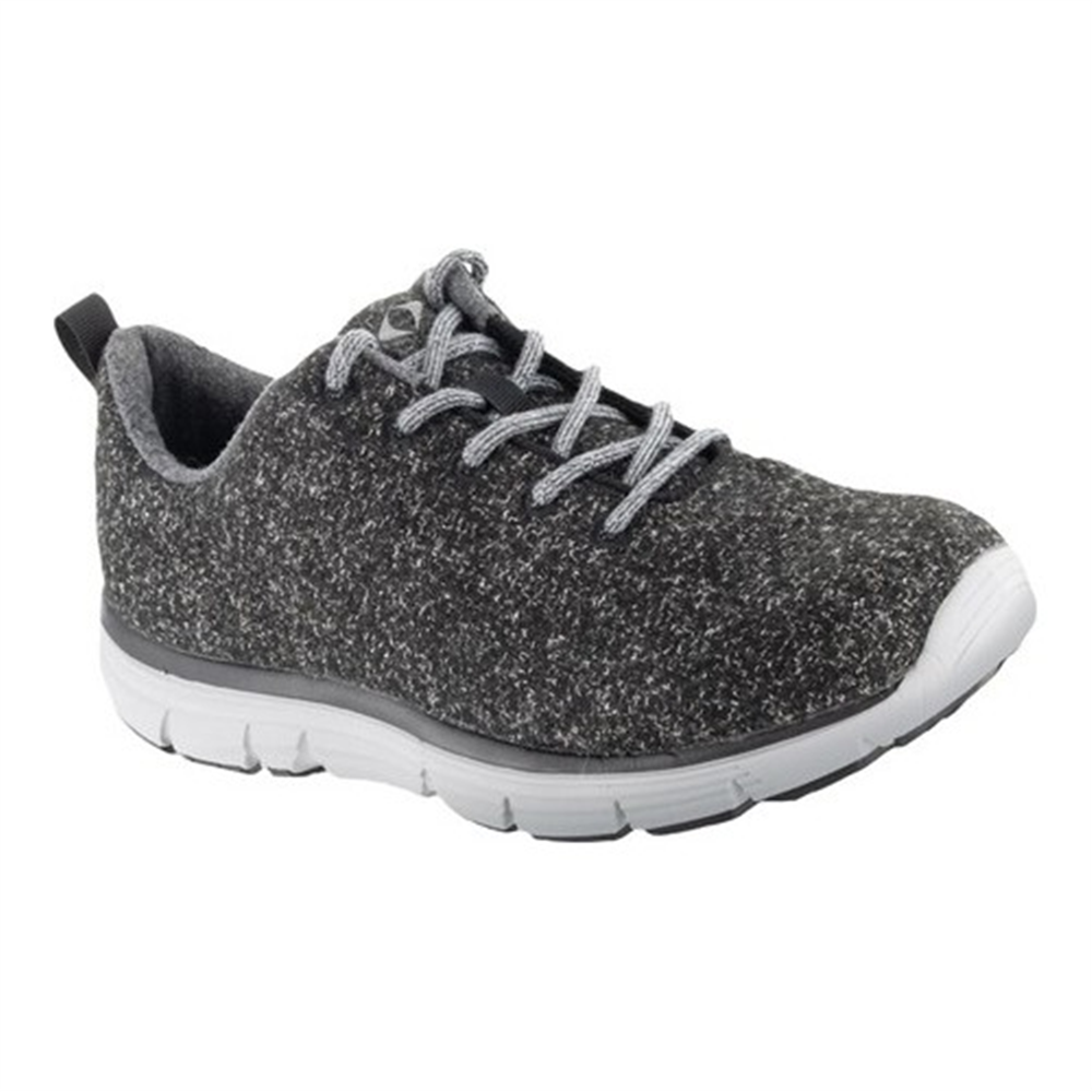 Apex Women's Natural Wool Knit Casual Shoe Grey Size 6.5W