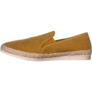 ESPRIT Women's Erin Slip on Flat Espadrilles Yellow Size 6 M