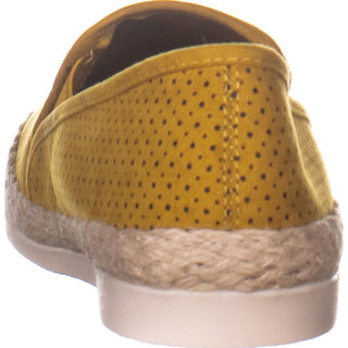 ESPRIT Women's Erin Slip on Flat Espadrilles Yellow Size 6 M