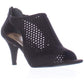 Style & Co Women's Helaine Perforated Sandals Shoes Black Size 7 M