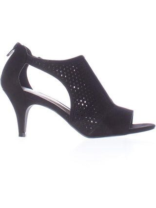 Style & Co Women's Helaine Perforated Sandals Shoes Black Size 7 M