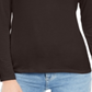 Style & Co Women's Mock Neck Top Black Size Small