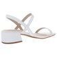 Kenneth Cole Women's Maisie Leather Sandal White Size 5.5 M