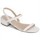 Kenneth Cole Women's Maisie Leather Sandal White Size 5.5 M