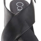 Calvin Klein Women's Myra Leather Pumps Heel Sandals Black Size 7.5 M
