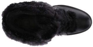 Guess Women's Galway Leather Round Toe Ankle Combat Boots Black Multi  Size 7 M