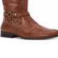 Style & Co Women's Kindell Wide Calf Tall Boots Brown Size -10.5 MWC