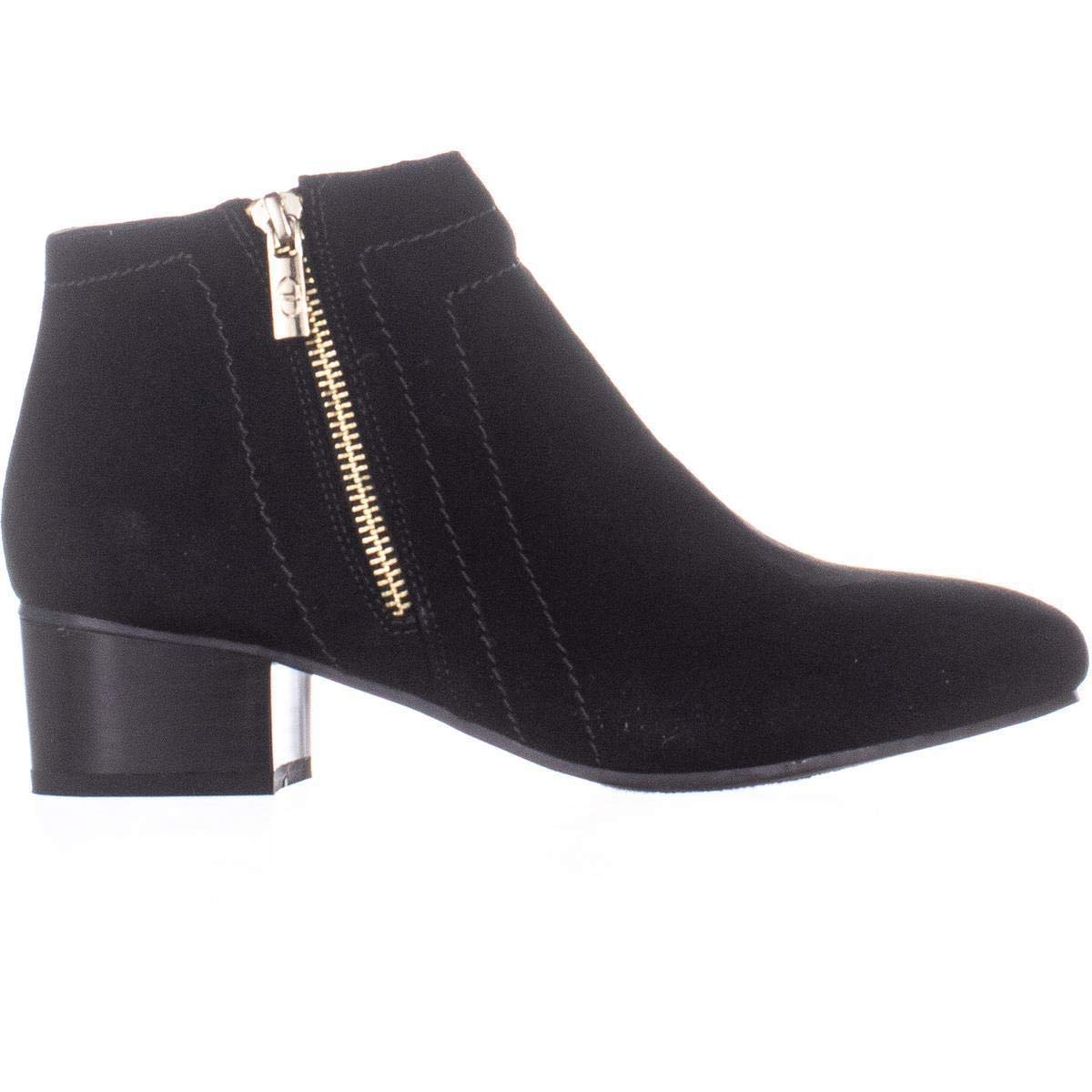 Charter Club Womens Boniee Faux Suede Zipper Booties Black Size 6 M