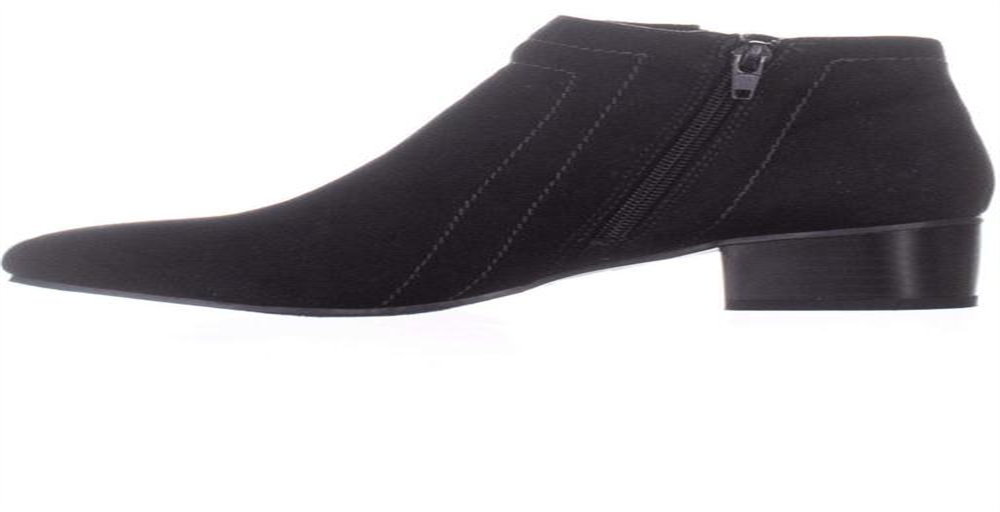 Charter Club Womens Boniee Faux Suede Zipper Booties Black Size 6 M