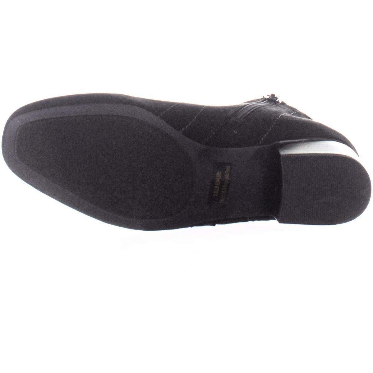 Charter Club Womens Boniee Faux Suede Zipper Booties Black Size 6 M