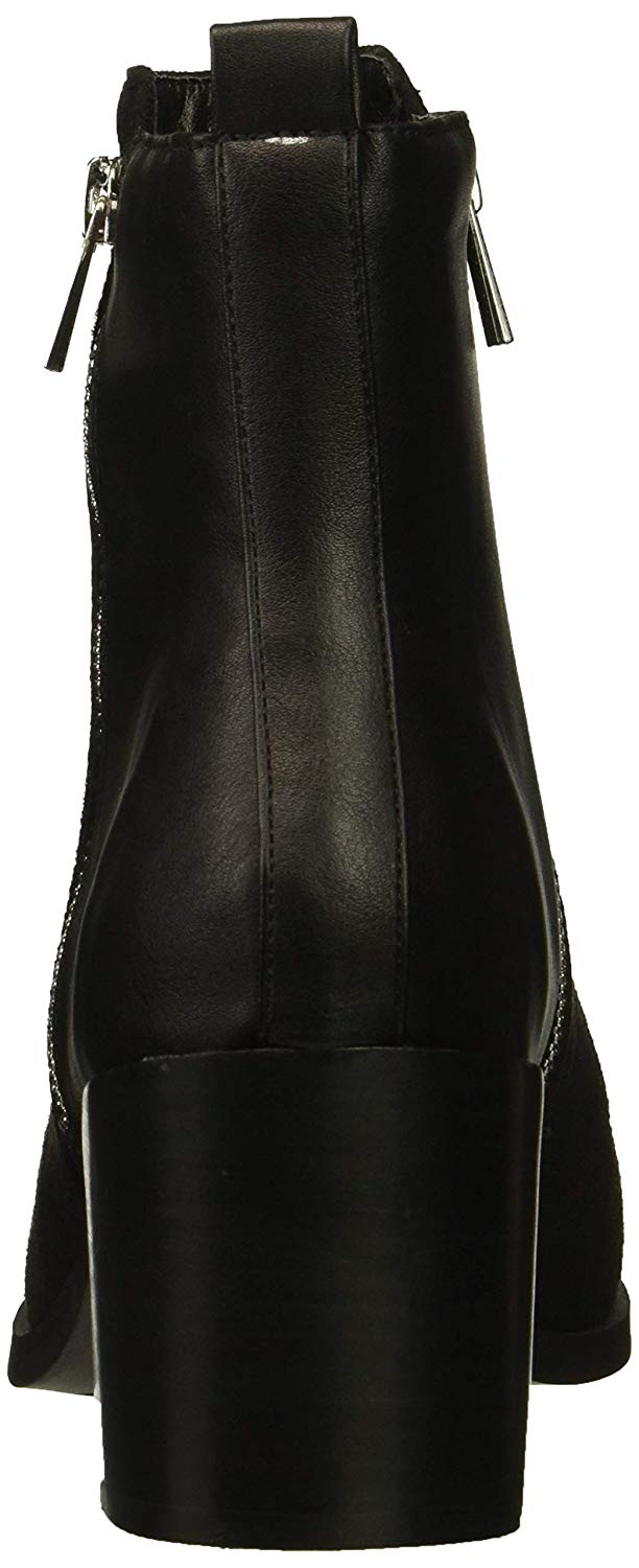 Madden Girl Women's Winwood Fabric Pointed Toe Ankle Chelsea Booties Black Size 9 M