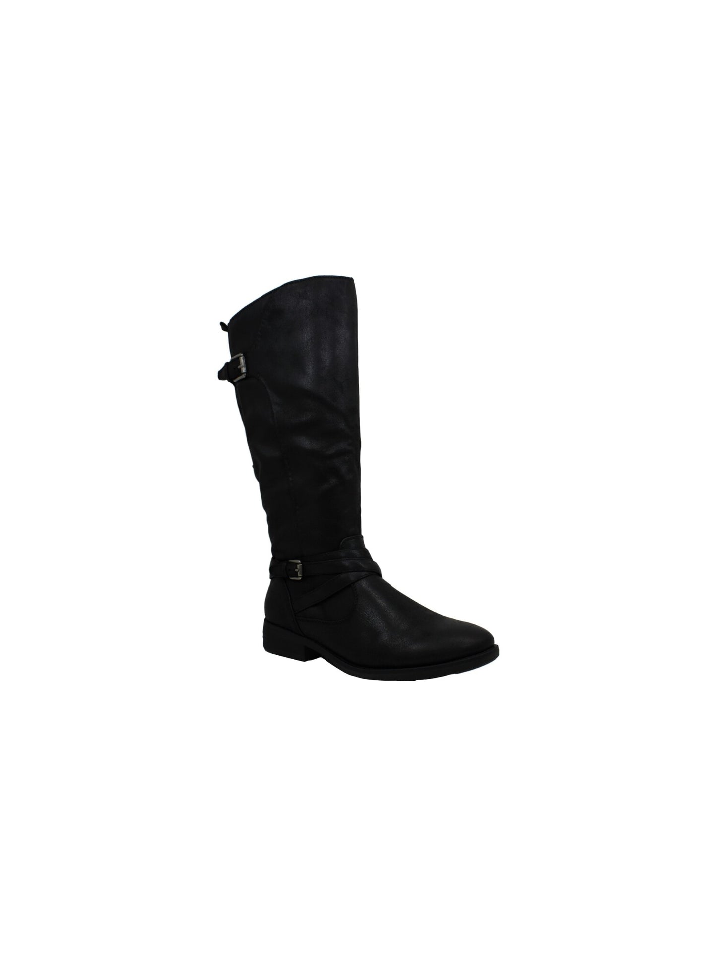 Baretraps Women's Shoes Alysha Leather Closed Toe Knee High Fashion Boots Black Size 5 M
