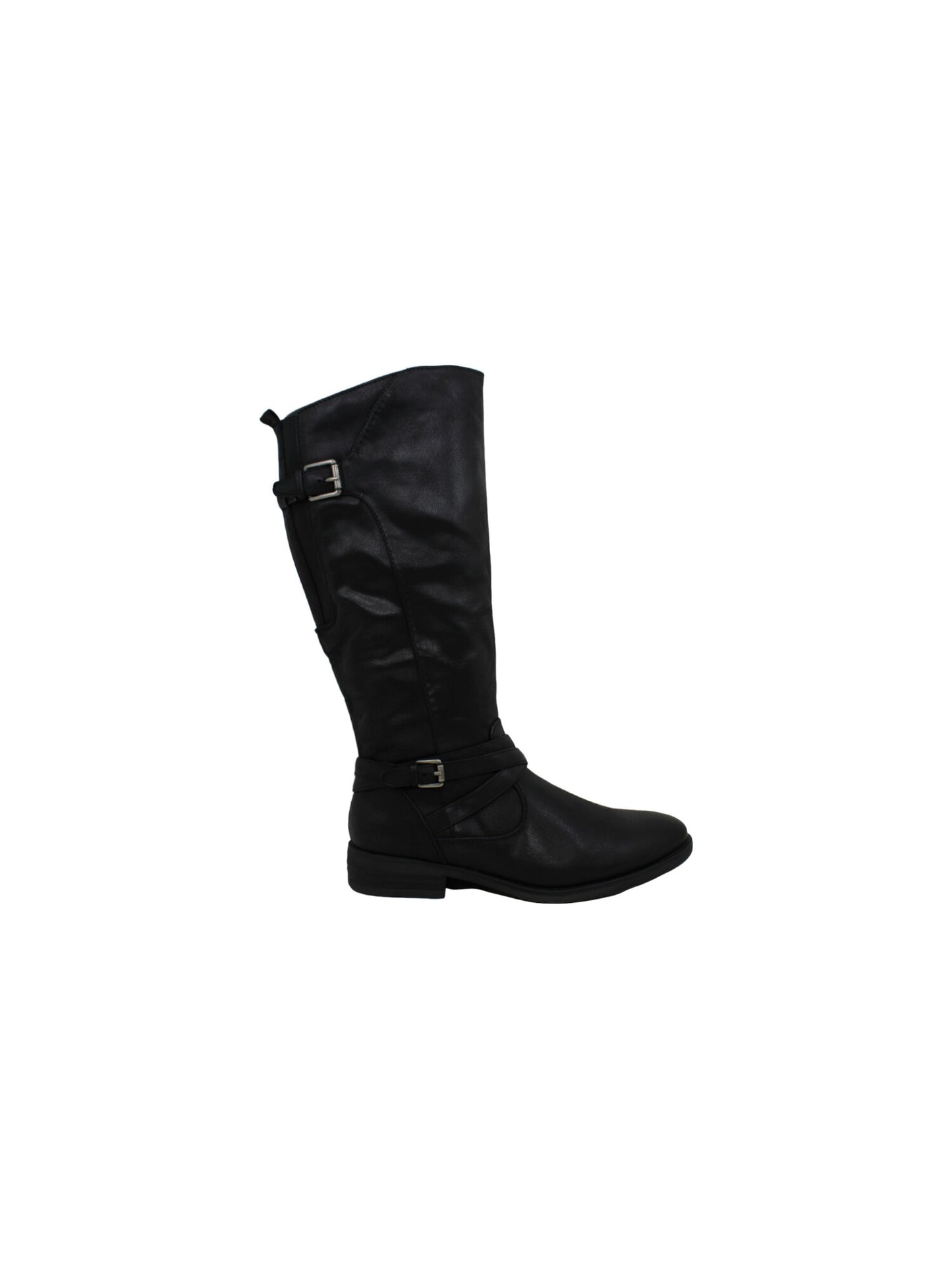 Baretraps Women's Shoes Alysha Leather Closed Toe Knee High Fashion Boots Black Size 5 M