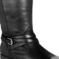 Baretraps Women's Shoes Alysha Leather Closed Toe Knee High Fashion Boots Black Size 5 M