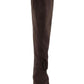 Bella Vita Women's Suede Troy II Plus Dress Wide Calf Boots Brown Size 5.5 M