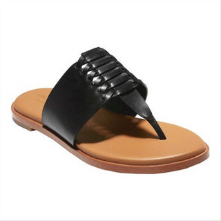 Cole Haan Women's Felix Grand Thong Sandal Black Size 9.5 B