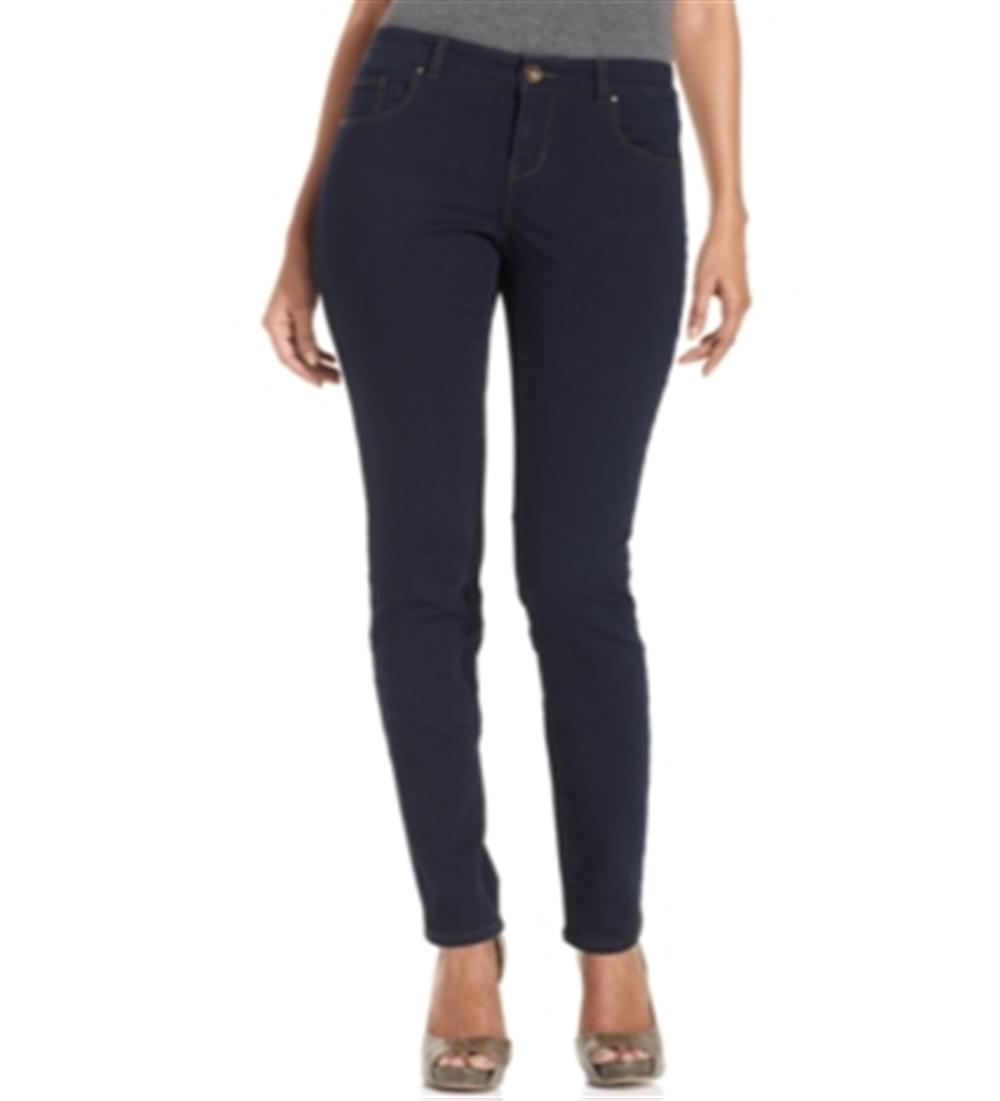 Style & Co Women's Curvy Fit Skinny Jeans Blue Size 20X5