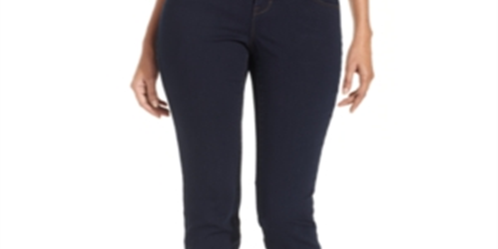 Style & Co Women's Curvy Fit Skinny Jeans Blue Size 20X5