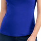 Charter Club Women's Supima Cotton Scoop Neck Tank Top Blue Size Medium