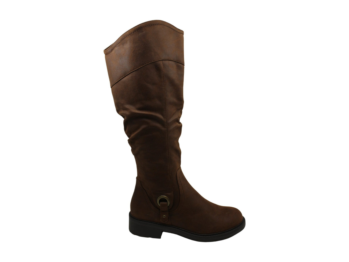 Baretraps Women's Shoes Chaya Leather Closed Toe Knee Brush Brown Size 9.5