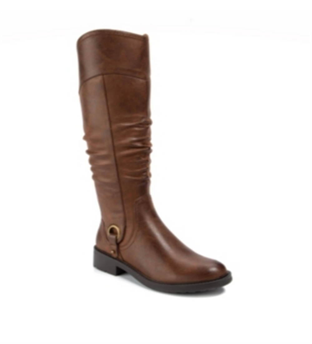 Baretraps Women's Shoes Chaya Leather Closed Toe Knee Brush Brown Size 9.5