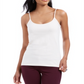 Style & Co Women's Fitted Camisole White  Size Small