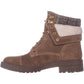 Tommy Hilfiger Women's Dyan Winter Boots Suede Ankle Brown Size 8.5 M