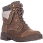 Tommy Hilfiger Women's Dyan Winter Boots Suede Ankle Brown Size 8.5 M