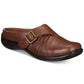 Easy Street Women's Hart Comfort Mules Brown Size 7 N