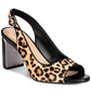 Alfani Women's Fabric Peep Toe Wedge Pumps Black Size 7.5 M