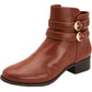Charter Club Womens Jaimee Closed Toe Ankle Fashion Boots Brown Size 7.5 W