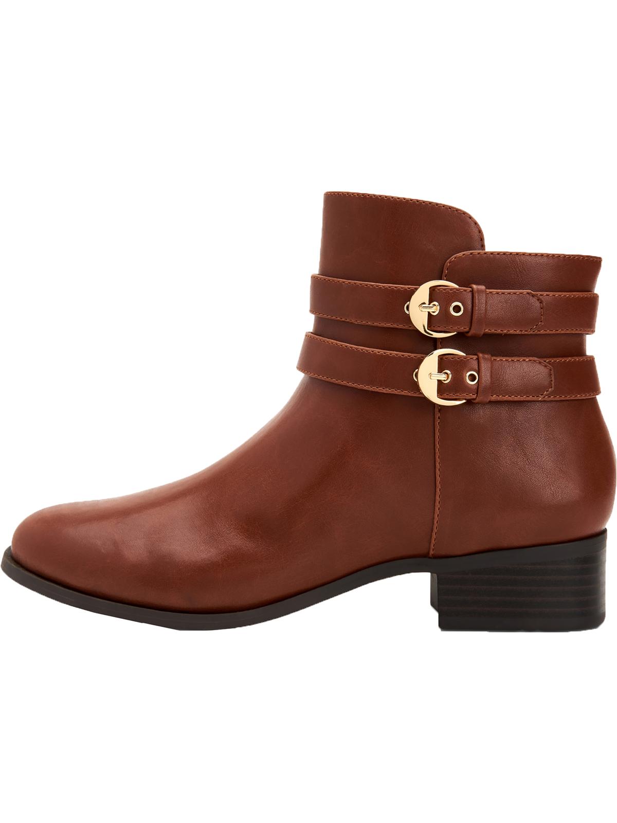 Charter Club Womens Jaimee Closed Toe Ankle Fashion Boots Brown Size 7.5 W