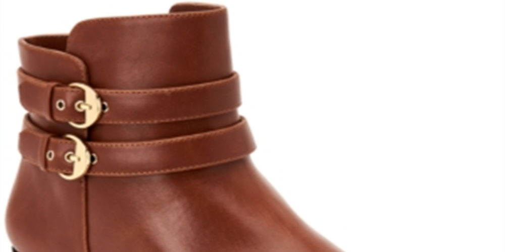 Charter Club Womens Jaimee Closed Toe Ankle Fashion Boots Brown Size 7.5 W