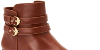 Charter Club Womens Jaimee Closed Toe Ankle Fashion Boots Brown Size 7.5 W