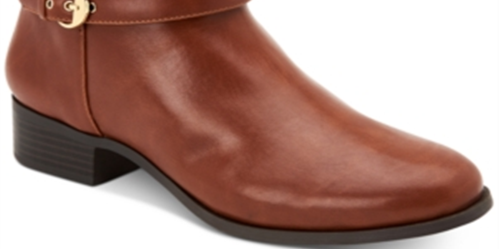 Charter Club Womens Jaimee Closed Toe Ankle Fashion Boots Brown Size 7.5 W