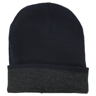 Alfani Men's Reversible Beanie Hat Navy One Size