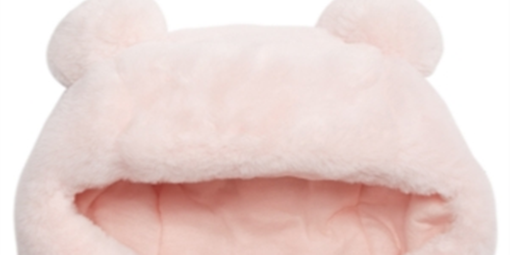 First Impressions Baby Girl's & Boys Faux Fur Pom Pom Hat Pink Size 6-12 MOS