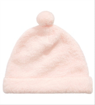First Impressions Baby Girl's Faux Fur Hat Pink Size 6-12 MOS