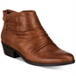 Baretraps Womens Georgina Slouchy Strappy Ankle Boots Brown 5 M