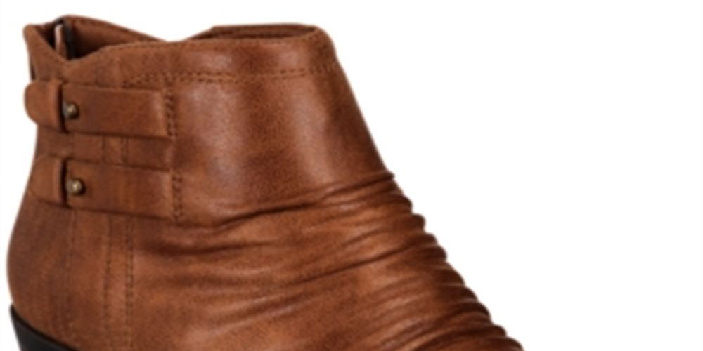 Baretraps Womens Georgina Slouchy Strappy Ankle Boots Brown 5 M